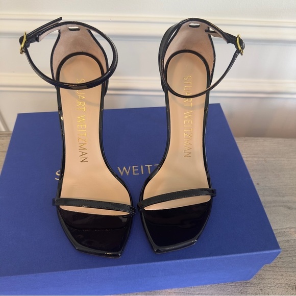 Stuart Weitzman Nudistcurve Ankle Strap Women’s Sandal 7 - Picture 10 of 13